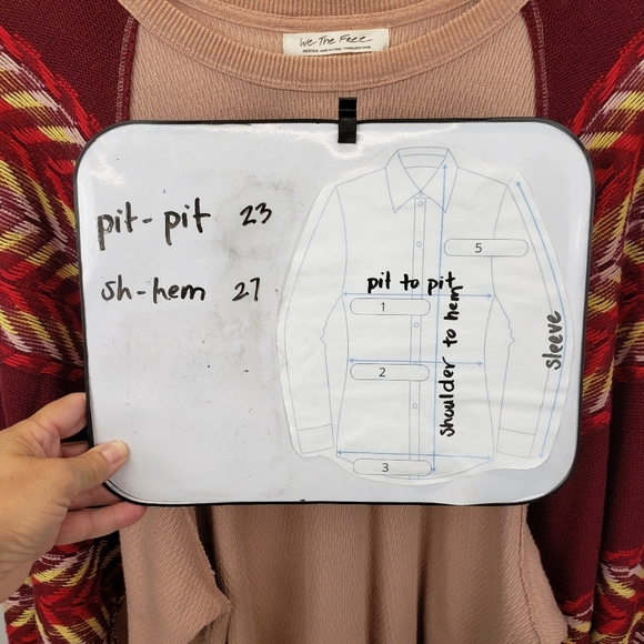 Free People We The Free Rainbow Dreams Top in Arizona Sands size medium - Picture 10 of 10